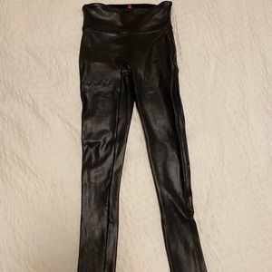Spanx faux leather leggings